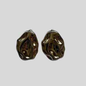 Brinco Irregular Dourado / Semijoia / MF Joias - Imagem 1