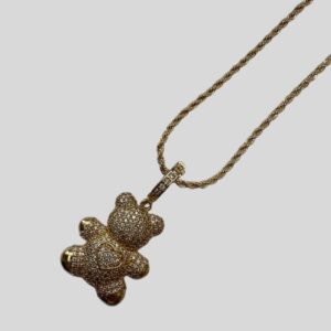 Gargantilha Urso Dourado - Imagem 1