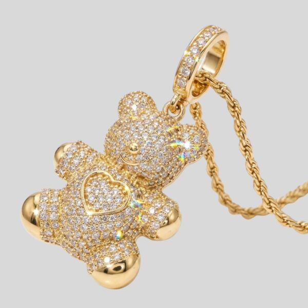 Colar Urso cravejado Dourado - 1024x1024 (1)