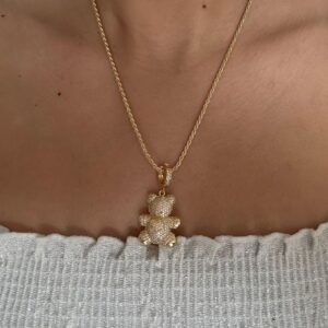 Gargantilha Urso Dourado - Imagem 2