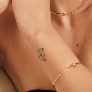 Bracelete Nó Banhado a Ouro ou Ródio / Semijoia/ MF Joias - Imagem 3