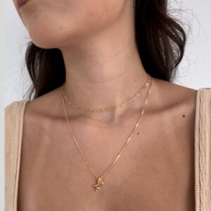 Conjunto Cavalo Dourado / Semijoia / MF Joias - Imagem 5