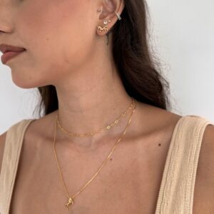Conjunto Cavalo Dourado / Semijoia / MF Joias - Imagem 4