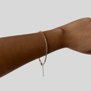 Pulseira Bolinha M Prata 925 / MF Joias - Imagem 2