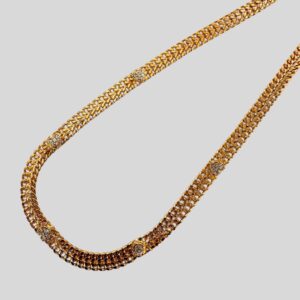 Choker Dourada Com Ponto de Luz / Semijoia / MF Joias - Imagem 1