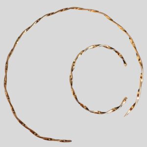 Kit Carismática - Choker + Bracelete Dourado / Semijoias / MF Joias - Imagem 1