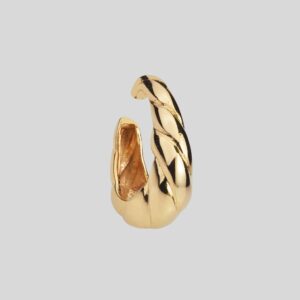 Brinco Piercing Fake Croissant / Semijoia / MF Joias - Imagem 1