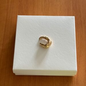 Brinco Piercing Fake Croissant / Semijoia / MF Joias - Imagem 4