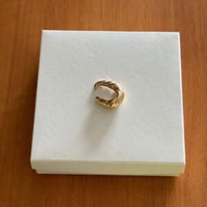 Brinco Piercing Fake Croissant / Semijoia / MF Joias - Imagem 5