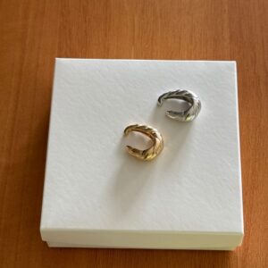 Brinco Piercing Fake Croissant / Semijoia / MF Joias - Imagem 6