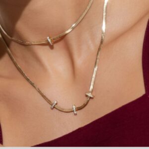 Mix Colares C/ Zircônia Banhado a Ouro 18k / Semijoia / MF Joias - Imagem 5