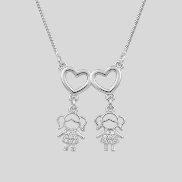 Colar Casal Zircônia Prateado- 1024x1024