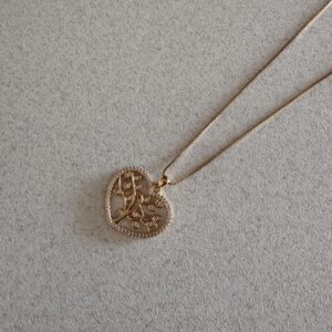 Colar Zircônias Árvore da Vida/ Semijoia / MF Joias Dourado ou Prateado - Imagem 6