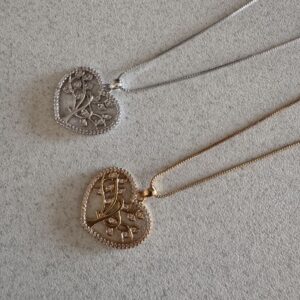 Colar Zircônias Árvore da Vida/ Semijoia / MF Joias Dourado ou Prateado - Imagem 5