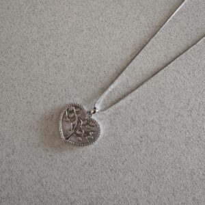 Colar Zircônias Árvore da Vida/ Semijoia / MF Joias Dourado ou Prateado - Imagem 7