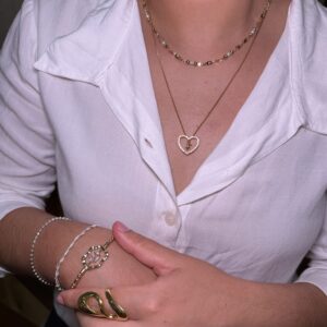 Colar Choker Bolinhas Dourado / Semijoias MF Joias - Imagem 5